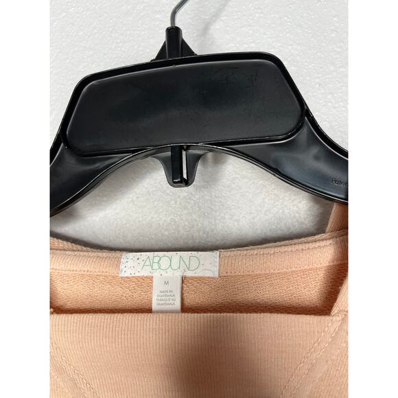 New Abound Ombre Hoodie Rust Hi-Low Hem Pullover Long Sleeve Sz M - Picture 4 of 5